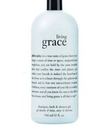 Philosophy Living Grace 3-in-1 Shampoo Bath &amp; Shower Gel 32oz New NO PUMP - $46.50 CAD
