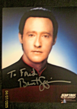 BRENT SPINER (STAR TREK:GENERATION) ORIG, AUTOGRAPH PHOTO - $222.75