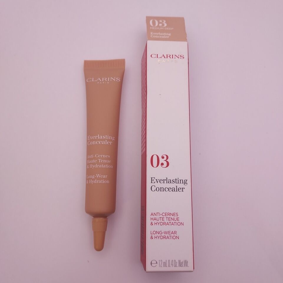 Clarins Everlasting Concealer .4oz Full Size 03 MEDIUM DEEP - $11.87