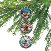 BABY YODA 3D Bottle Cap Christmas Ornament | Gift for Kids - $133.70 MXN