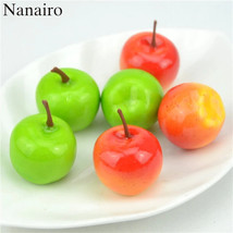 15pcs Artificial Fruits and Vegetables Green Apple For Decoration - £5.75 GBP