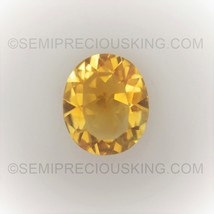 Natural Citrine Oval Faceted Cut 12X10mm Amber Yellow Color VS Clarity Loose Gem - £54.36 GBP