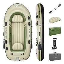 Bestway Hydro-Force Voyager X3 Inflatable 3 Person Water Raft Outdoor Floating B - £193.57 GBP