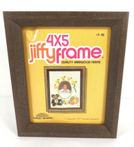 Jiffy Frame 4X5 Hardwood Frame Vintage 1977 Sunset Designs F-45 Nos Never Used - £14.79 GBP