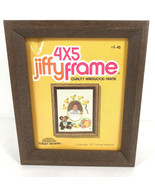 Jiffy Frame 4X5 HARDWOOD FRAME Vintage 1977 Sunset Designs F-45 NOS Neve... - £14.69 GBP