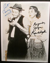 ART CARNEY &amp; JOYCE RANDOLPH (THE HONEYMOONERS) ORIG,HAND SIGN AUTOGRAPH ... - $5,997.40 MXN