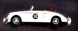 Sports Car: White 2 seater Sports Car 4 inch Long Doors and Hood open &amp; ... - $4.00
