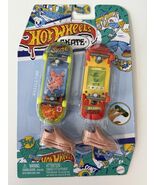 Hot Wheels Skate Miniature Finger Skateboard Set 2 Pack Red Yellow Green... - $20.66 CAD
