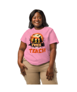 Women’s Organic Ribbed Neck T-Shirt – Halloween Bubble Pink - €47,37 EUR