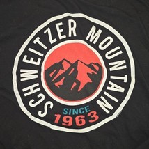 The Duck Company SCHWEITZER MOUNTAIN 1963 Black Long Sleeve Large T Shirt - $15.57