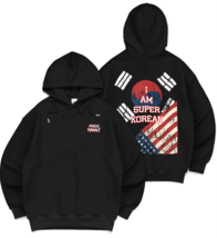 MADEHANMUT Korea Taegukgi x USA Flag Hoodie Casual Sports Lifestyle Top ... - €70,89 EUR