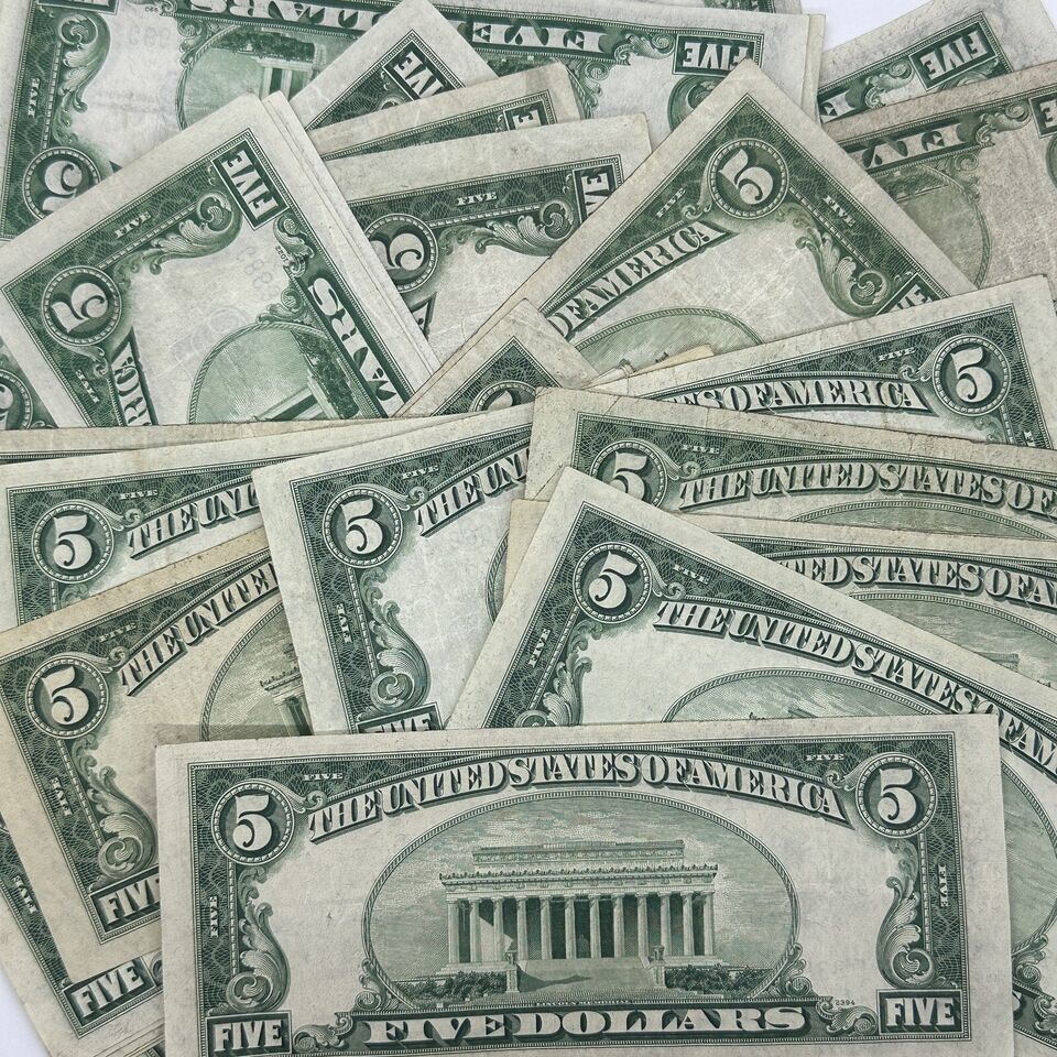 Rare 1934 / 1953 Series $5 Five Dollar Bill and 27 similar items