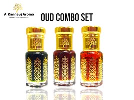 Luxurious Oud Perfume Oils Combo Set (Pack of 3x6 ML) Oud Vetiver | Oud ... - £126.65 GBP