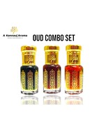 Luxurious Oud Perfume Oils Combo Set (Pack of 3x6 ML) Oud Vetiver | Oud ... - £129.19 GBP