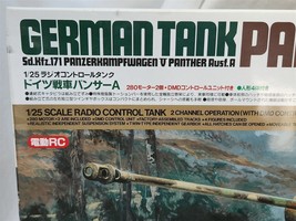 Tamiya 56601 1/25 German Tank Panther A Radio Control R/C Kit - £197.22 GBP