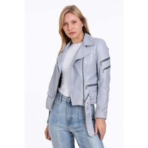 Vinci The Rodos Leather Gray Jacket image 4