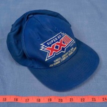 Super Bowl XXIII Blue Trucker Hat Vintage Ball Cap Football Adjustable - £28.05 GBP