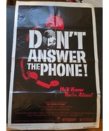 Don’t Answer the Phone 1980 Original Horror Movie Poster Slasher Grindhouse - $361.05 MXN