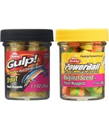 Berkley Gulp! Trout Nuggets, Chunky Cheese, 1-Ounce &amp; PowerBait Power Nu... - $23.26