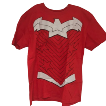 Wonder Woman Red Logo T-Shirt Size L - £19.64 GBP