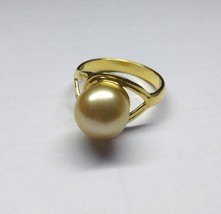 Natural Certified Golden Pearl/ Moti 4.00-11.00 Ct Silver Rashi Ratan Astrologic - £58.31 GBP