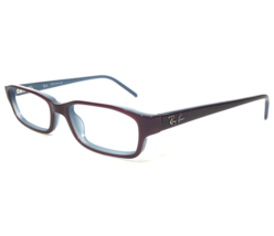Ray-Ban Eyeglasses Frames RB5085 2219 Blue Purple Rectangular Full Rim 50-16-135 - £55.04 GBP