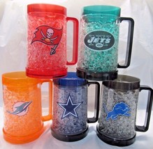 NFL Team Logo 16oz Freezer Mug Color Insert by The Memory Co -Select- Team Below - £24.12 GBP