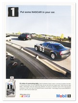 Mobil 1 Motor Oil Put Some NASCAR in Your Car 2010 Full-Page Print Magazine Ad - £7.74 GBP