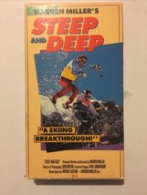 Warren Miller&#39;s Steep and Deep ***VHS*** Vintage Skiing Canada Asia USA ... - £7.90 GBP