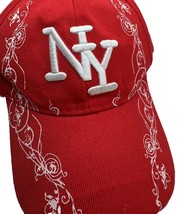 Red flower design New York Yankees NYY MLB Adjustable Back - $24.04