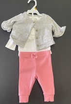 Baby Girl Janie and Jack 3 pc outfit-size 0-3 months - £14.69 GBP