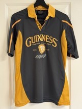 MENS Large #17 (59) Guinness Beer Official Merch Rugby Jersey Polo - $29.69