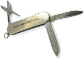 Stainless Steel Multi Tool Folding Pocket Knife Key Ring - £7.90 GBP