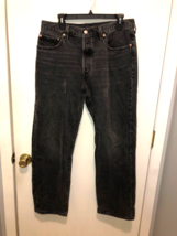 Levis Mens 32X30 501 Big E Button Front Black Jeans - $19.79