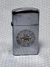 Vtg 1964 Slim Zippo Union Local 160 High Polish Windproof Cigarette Lighter PA - £79.89 GBP