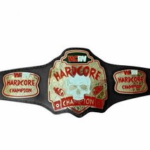 WCPW Hardcore Skull Wrestling Championship Belt 4mm zinc plates - $249.99