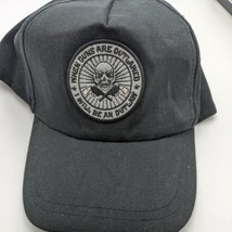 NEW BLACK HAT SKULL CAP  When guns are outlawed I will be an outlaw New One Size - £11.39 GBP