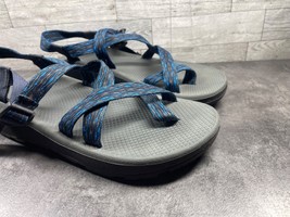 Chaco Z Cloud 2 Z/2 Sandals Men 12M Shoes Blue Casual Straps comfort Water Sport - $34.47