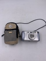 Canon Sure Shot 130U Caption SAF Silver Camera with Canon Bag Tested NO BATTERY - $58.89