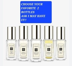 2PC JO MALONE DELUXE TRAVEL COLOGNE 0.3oz~9ML NEW + BONUS ⭐CHOOSE UR OWN - £29.53 GBP