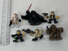 Star Wars Galactic Heroes Lot of 6 Figures Toys Hasbro Playskool  Imaginext - $14.84