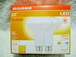SYLVANIA 65 Watt LED Equivalent Uses 9 Watts Soft White Flood Light Bulb... - £13.39 GBP