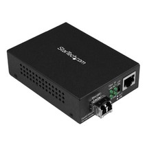 StarTech Compact Gigabit Ethernet Fiber Media Converter W/ SFP Transceiver - £125.82 GBP