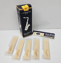 Vandoren Tenor Saxophone Reeds Strength 3 Box of 5 Made in France Open Box - $15.99