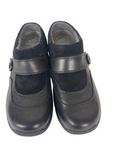 Danko Womens Leather Kaya Clogs US 9 EU 40 Black Comfort Shoes - £22.75 GBP