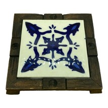 Trivet Tile Colonial Made In Spain Blue White De Esta Region Aislante Pa... - £15.85 GBP