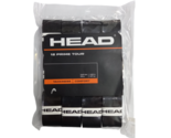 HEAD 12 Prime Tour Ovegrip Tennis Tapes Racket Grip Black 0.6mm 12pcs NW... - $37.90