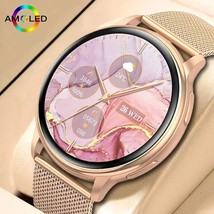 Smart Watch Bluetooth Women Fitness Tracker For Android IOS AMOLED Waterproof - £20.07 GBP