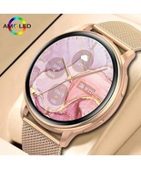Smart Watch Bluetooth Women Fitness Tracker For Android IOS AMOLED Waterproof - $25.50