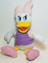 Toy Factory Disney Daisy Duck Plush 15in Embroidered Sewn Eyes Pink Bow - $16.78